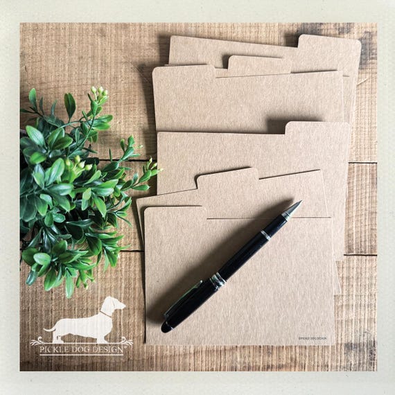 DISCOUNT DEAL! 4x6 Recipe Divider Cards (No. 67)