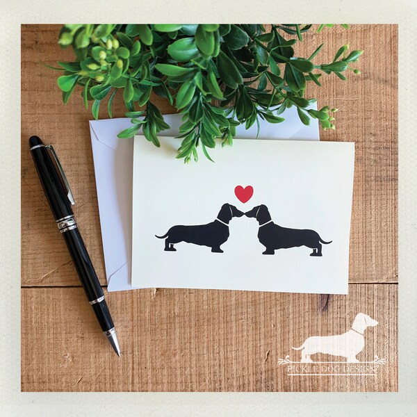 Dachshund Card Etsy