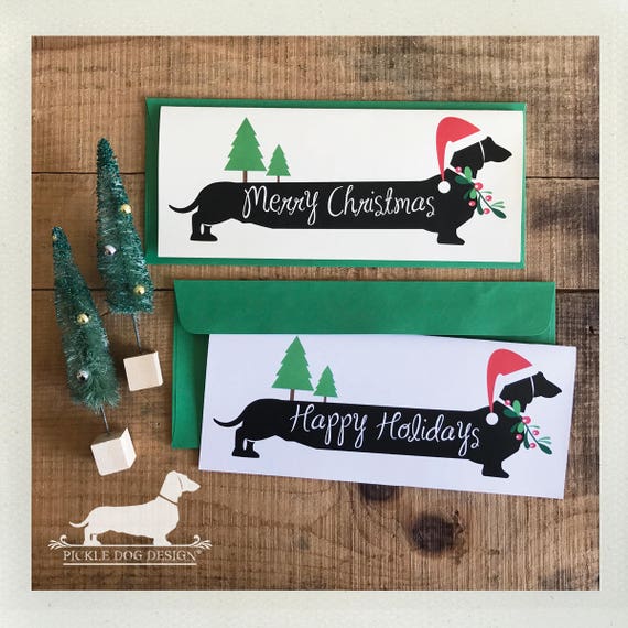 Merry Christmas Doxie. Note Card