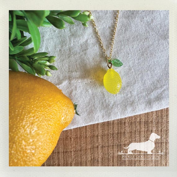 Lemon Lover. Necklace