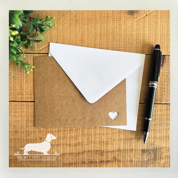 DISCOUNT DEAL! Mini Heart. Flat Cards (Set of 10)