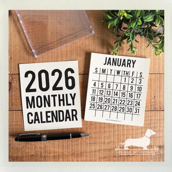 2026. Desktop Calendar