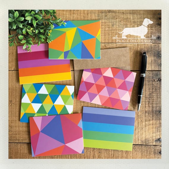 Colorful Cheer. Note Card