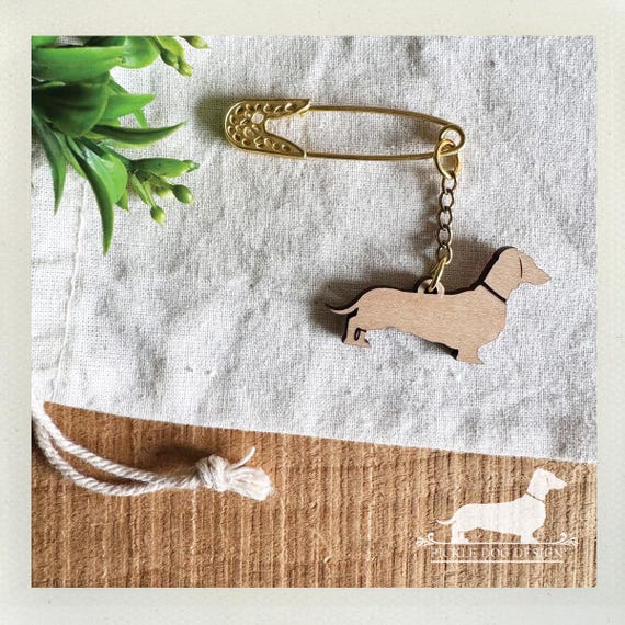 Doxie. Brooch