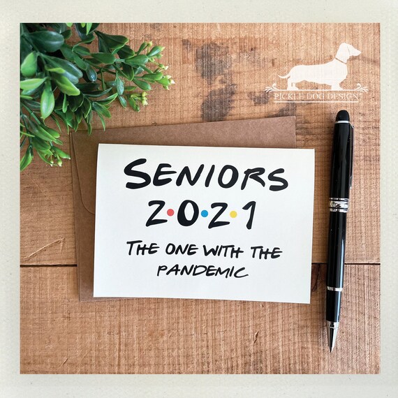 Seniors 2021. Note Card