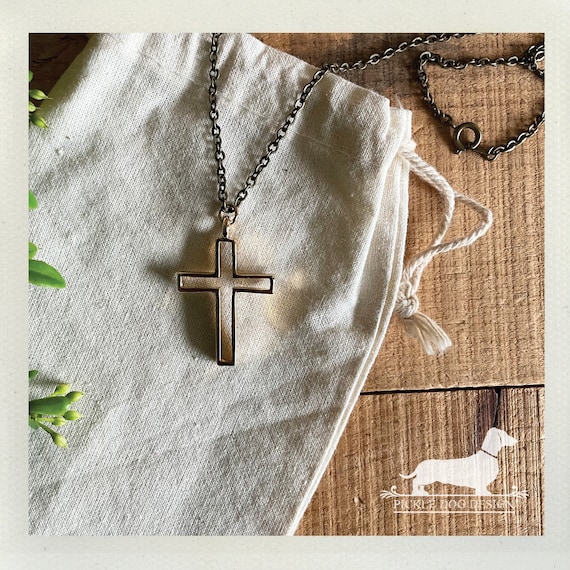 Gold Cross. Necklace