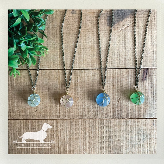 Sea Glass. Necklace