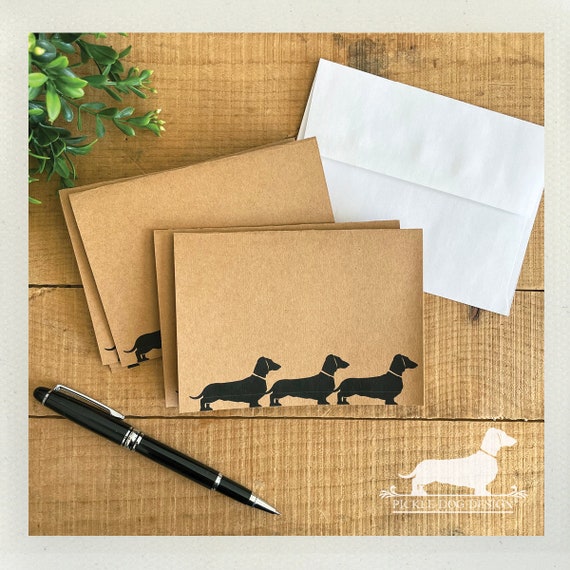 DISCOUNT DEAL! Doxie Train. Note Card Set
