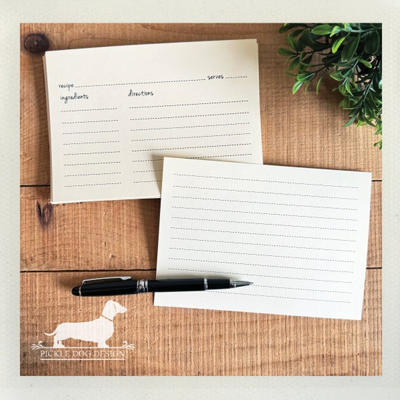 DISCOUNT DEAL! Happy Day. Recipe Cards (Qty 12)