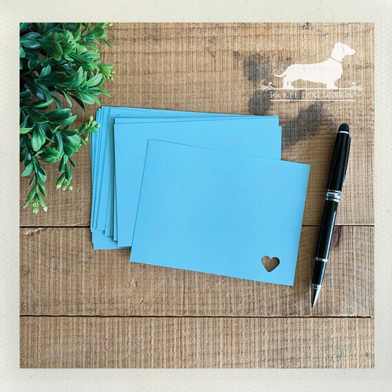 DOLLAR DEAL! Baby Blue. Flat Cards (Set of 25)