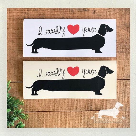 I Love Your Wiener. Note Card