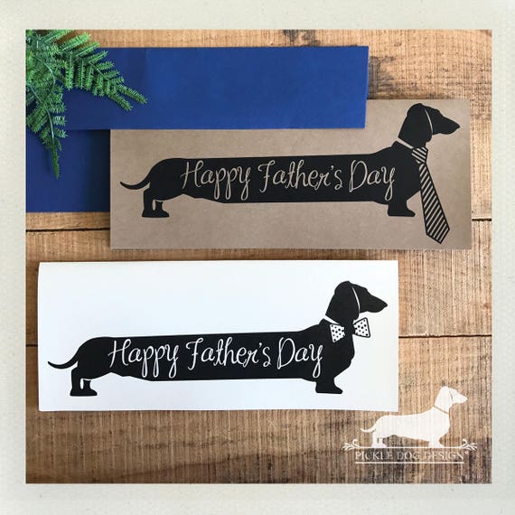 Long Doxie Dad. Note Card