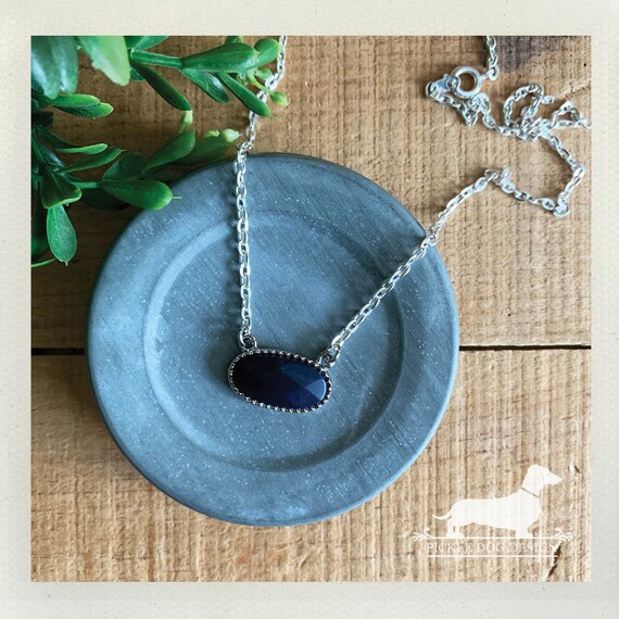 Mini Classic Blue. Necklace
