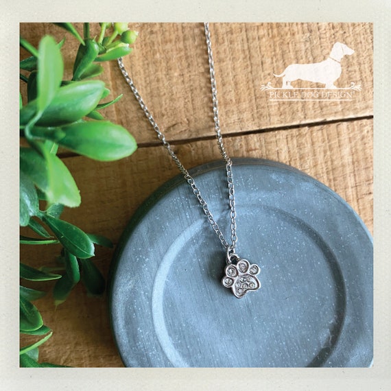 Silver Paw. Necklace