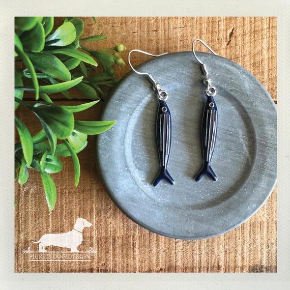 Fish. Dangle Earrings