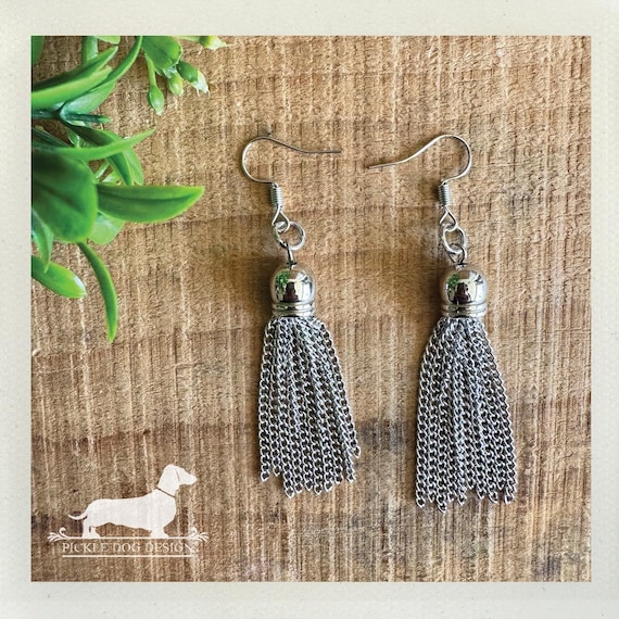 Tassel. Dangle Earrings