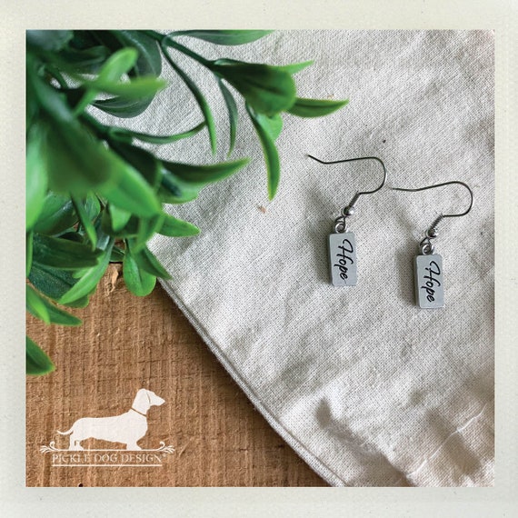 DOLLAR DEAL! Hope. Dangle Earrings