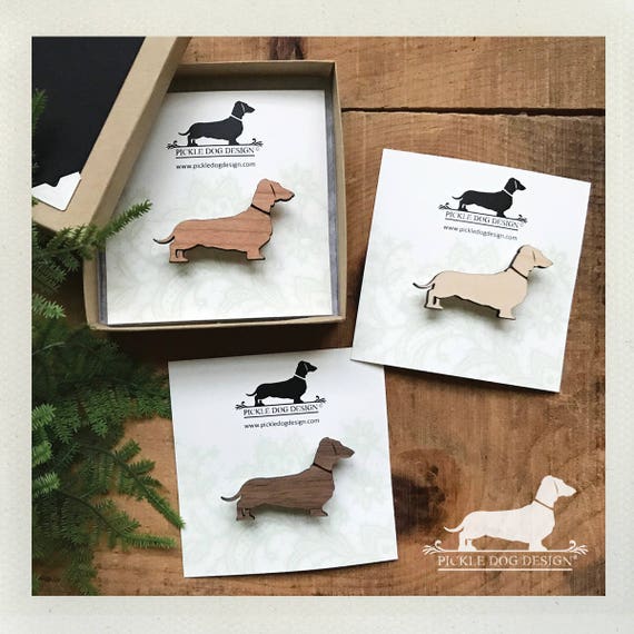 Doxie. Brooch