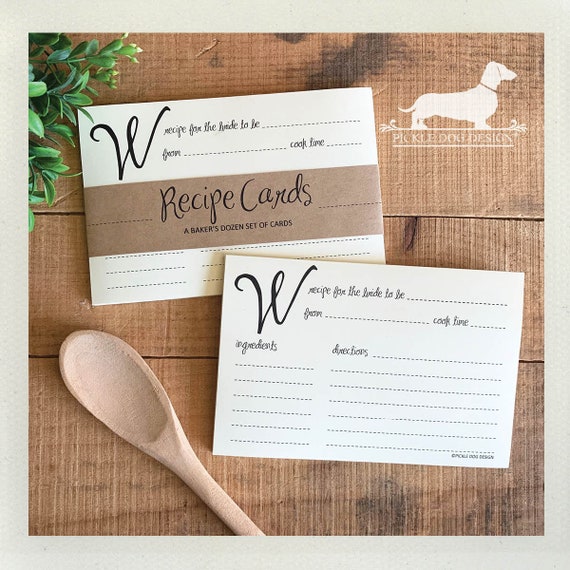 DOLLAR DEAL! W. Recipe Cards (Qty 13)