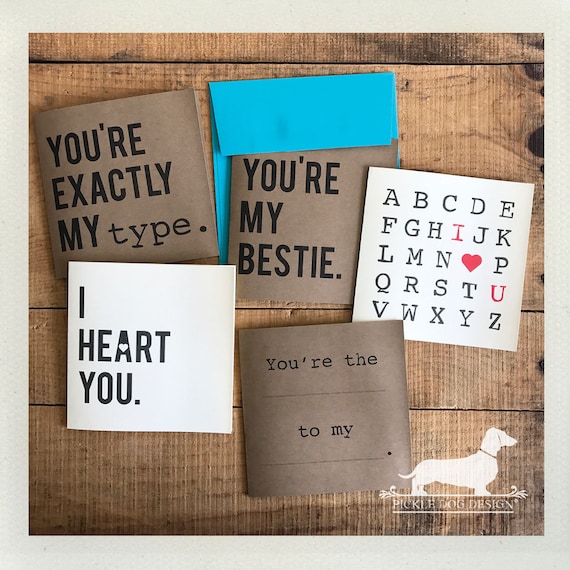 You're My Bestie. Note Cards (Set of 5)