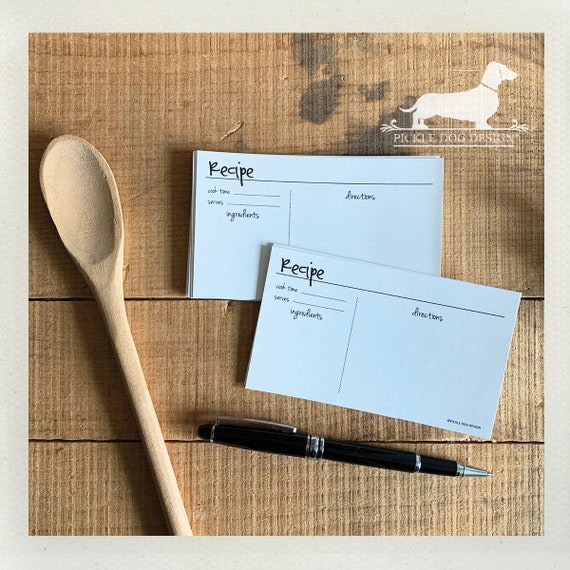 DISCOUNT DEAL! Abby Recipe Cards (Set of 13)