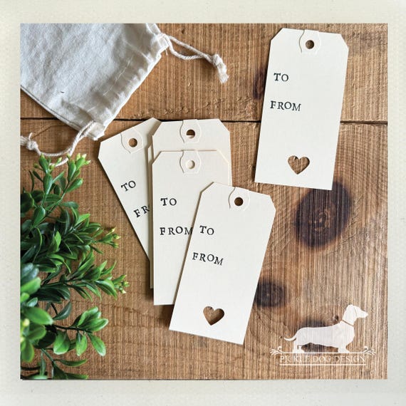 DISCOUNT DEAL! With Love. Gift Tags (Set of 6)