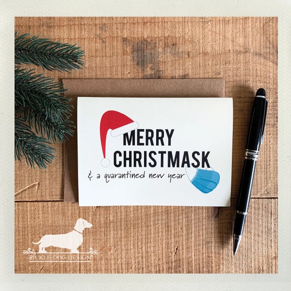 Merry Christmask. Note Card
