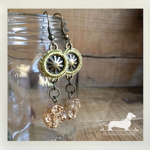 DOLLAR DEAL! Golden Drop. Dangle Earrings