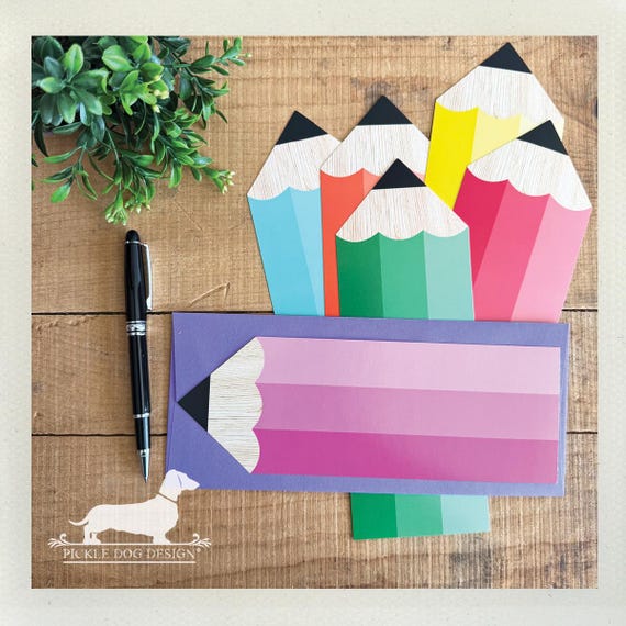 DISCOUNTED! Pencil. Flat Cards (Set of 6)
