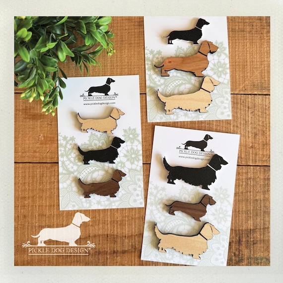 DISCOUNT DEAL! Dachshund Grab Bag Magnets (Set of 3)