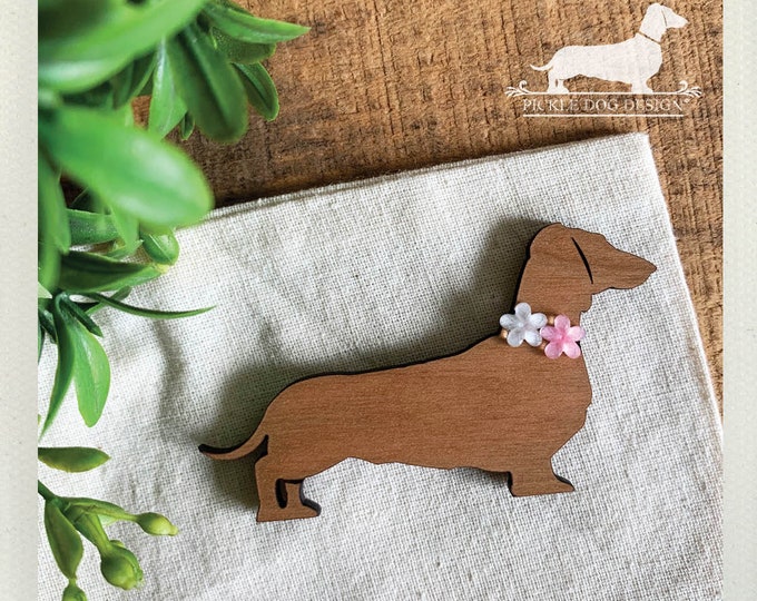 I Love Doxies Magnet Dachshund Dog Bone Car Magnets Refrigerator Doxie Lot Of 2