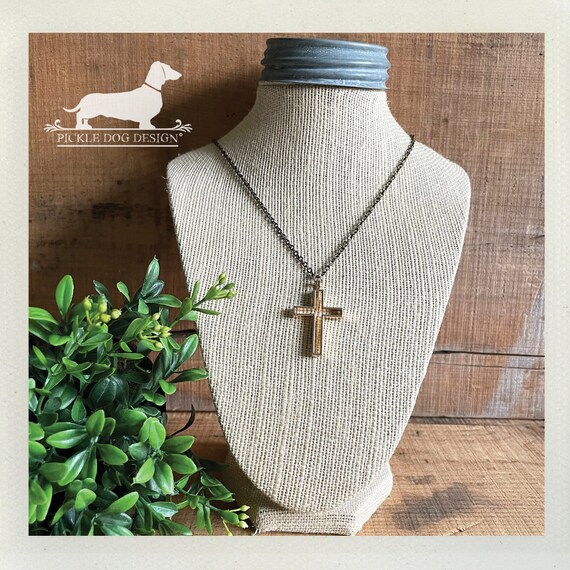 Gold Cross. Necklace