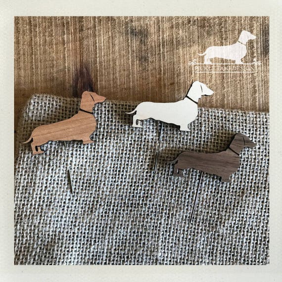 Doxie. Stickpins (Set of 3)