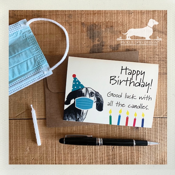 Birthday Candles. Note Card