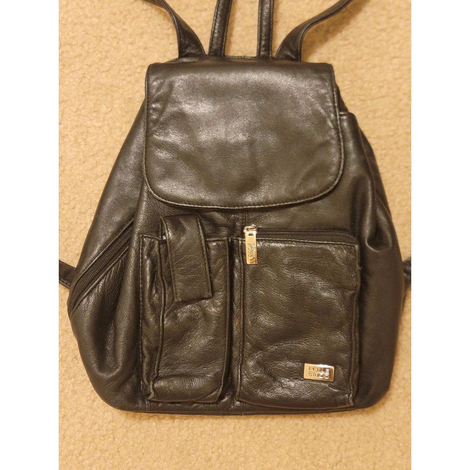 Vintage Wilson Leather Backpack Purse - Etsy