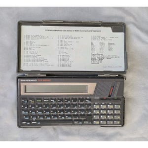 Vintage Texas Instruments TI-74 BASICALC Handheld Computer Tested Working 1985