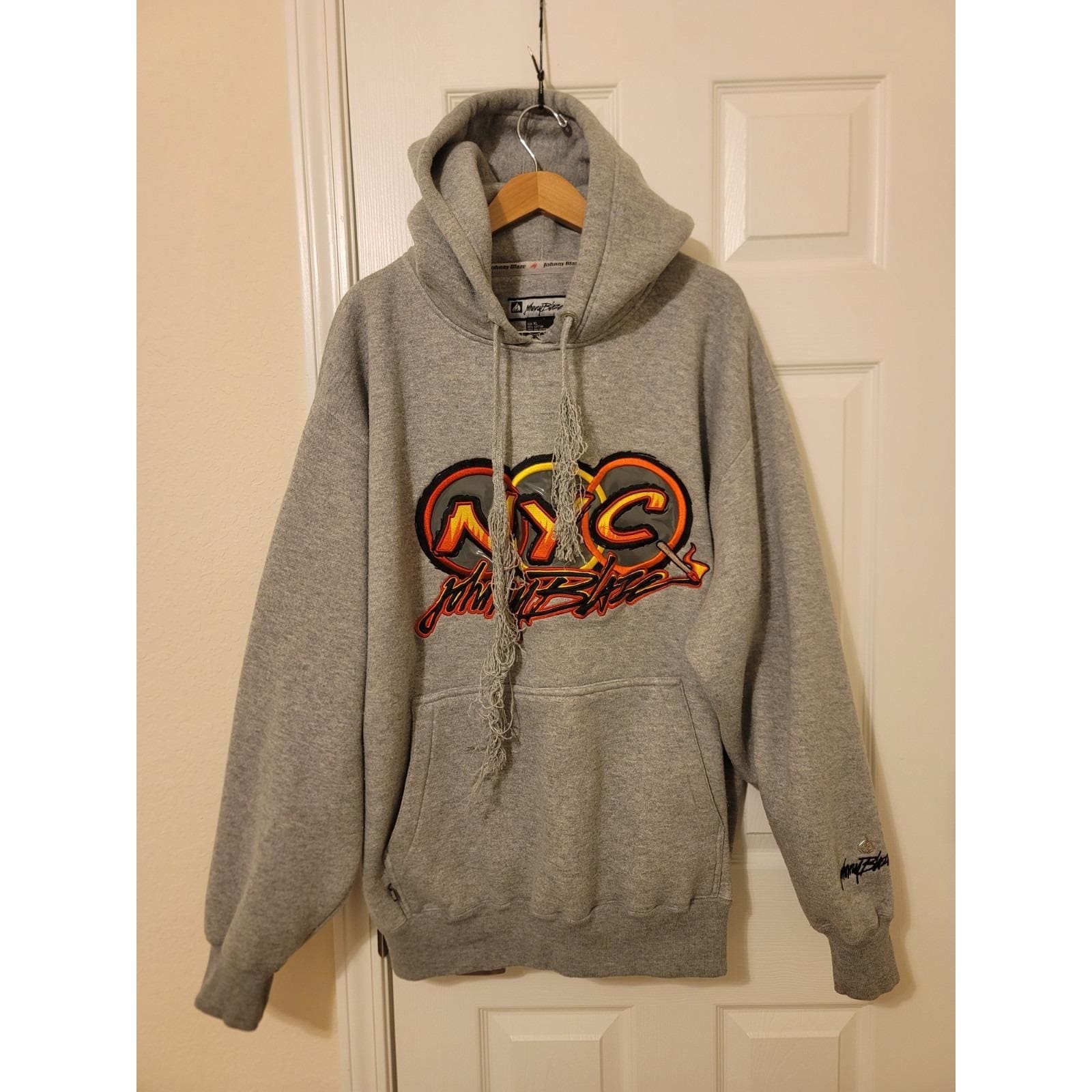 Hoodies Vintage Johnny Blaze Hoodie - Etsy Canada