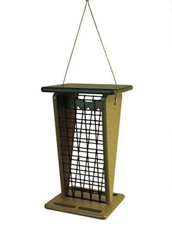 Poly Lumber Hanging Peanut Squirrel And Bird Feeder Etsy