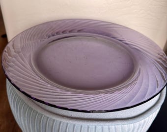 Festiva Amethyst Service Plate (Charger) Pyrex - set of 2