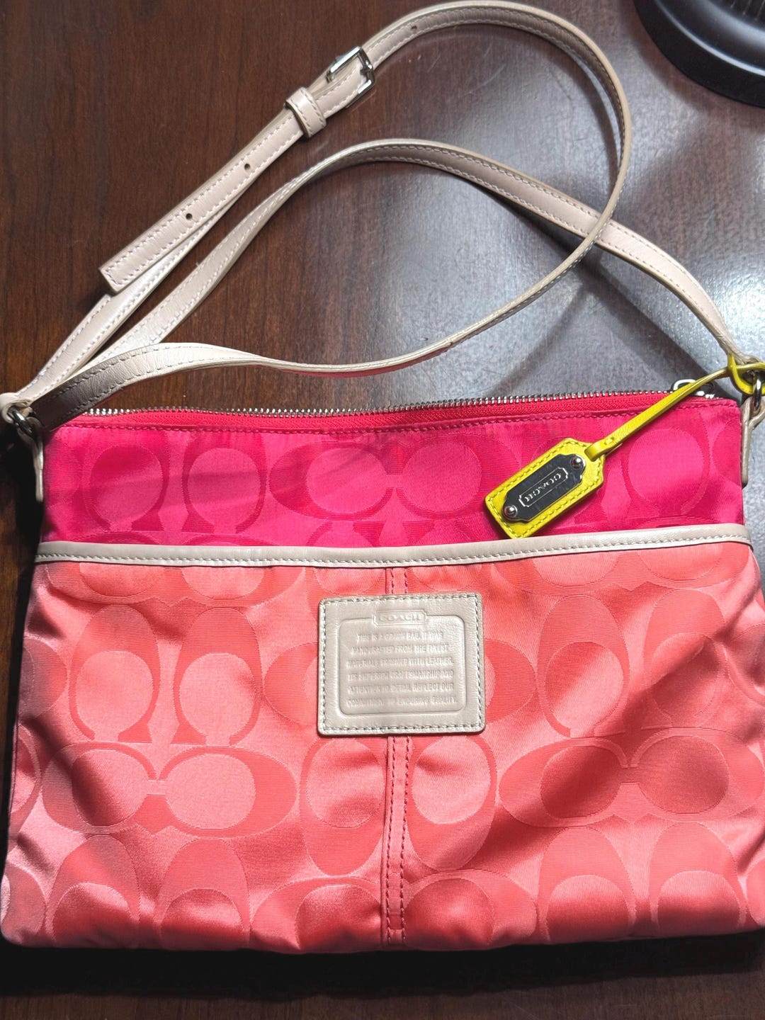 Coach Legacy Weekend Colorblock Signature Nylon Hippie Swing Bag - Etsy