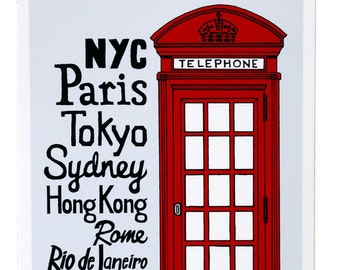 The Red Telephone Box - Illustration by: Taren S. Black