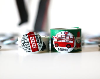 Love for London Button Set - Illustrated by: Taren S. Black