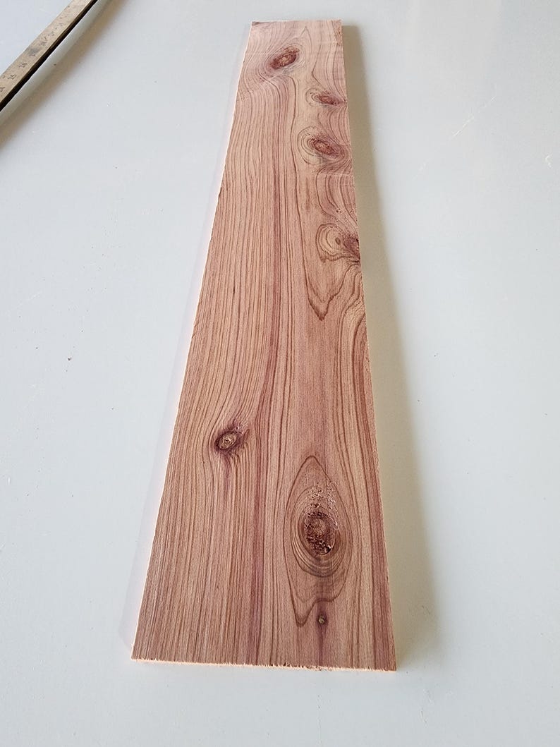 Aromatic Eastern Red Cedar Board, Thick S4S Kiln Dried Lumber for ...