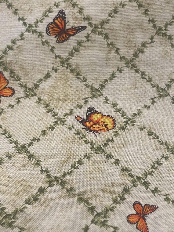 Michael Miller Butterfly Trellis CX8826 100% Cotton Quilting