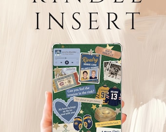 Capa transparente inspirada em rivalidade acirrada | Imprimível para Kindle | Fundo verde