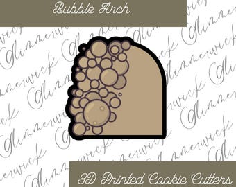 Custom Bubble Arch Cookie Cutter - For Sugar Cookies & Fondant - Multiple Sizes Available
