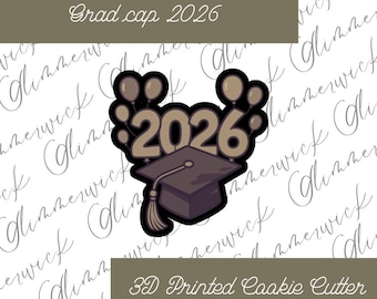 Custom 2026 Cookie Cutter - For Sugar Cookies & Fondant - Multiple Sizes Available