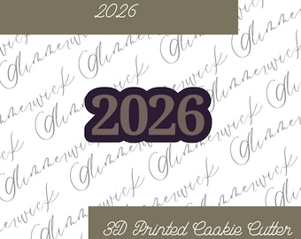 Custom graduation 2026 Cookie Cutter - For Sugar Cookies & Fondant - Multiple Sizes Available