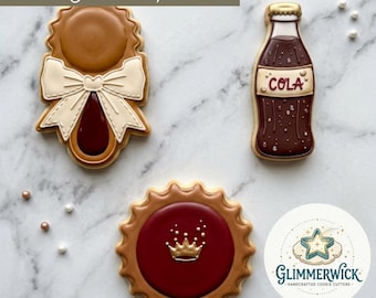 Custom Ready to Pop Cookie Cutter Set - For Sugar Cookies & Fondant - Multiple Sizes Available