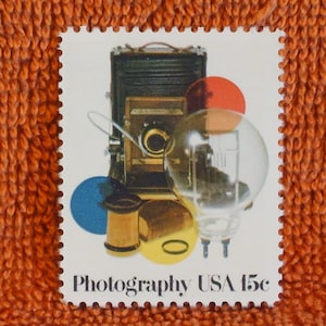 10 Vintage 1978 15c Photography Stamps - No. 1758
